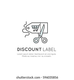 Summer spring mid season mobile sale banners. Vector illustrations of season online shopping website and mobile website banner, poster, newsletter design, coupon, social offer media banner, cut price