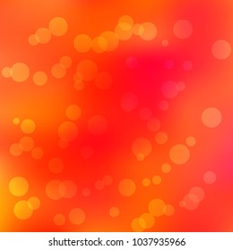 Summer spring pastel blurred background. Easter soft colors bokeh. Abstract fairy meadow illustration.Yellow, orange, pink nature wallpaper. Ecology concept for your graphic design, banner or poster.
