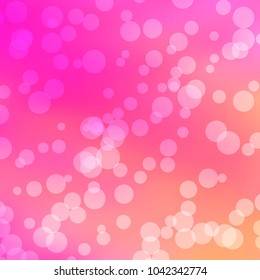Summer spring pastel blurred background. Easter soft colors bokeh. Abstract fairy meadow illustration.Yellow, orange, pink nature wallpaper. Ecology concept for your graphic design, banner or poster.