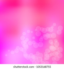 Summer spring pastel blurred background. Easter soft colors bokeh. Abstract fairy meadow illustration. Pink, orange nature wallpaper. Ecology concept for your graphic design, banner or poster.