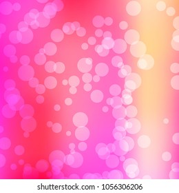 Summer spring pastel blurred background. Easter soft colors bokeh. Abstract fairy meadow illustration.Yellow, orange, pink nature wallpaper. Ecology concept for your graphic design, banner or poster.