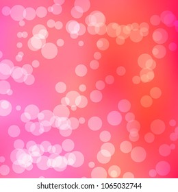 Summer spring pastel blurred background. Easter soft colors bokeh. Abstract fairy meadow illustration.Yellow, orange, pink nature wallpaper. Ecology concept for your graphic design, banner or poster.