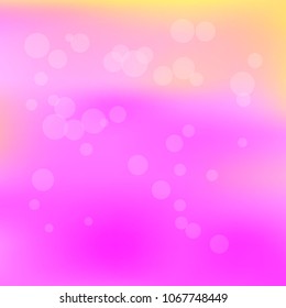 Summer spring pastel blurred background. Easter soft colors bokeh. Abstract fairy meadow illustration. Pink, orange nature wallpaper. Ecology concept for your graphic design, banner or poster.