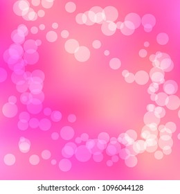 Summer spring pastel blurred background. Easter soft colors bokeh. Abstract fairy meadow illustration.Yellow, orange, pink nature wallpaper. Ecology concept for your graphic design, banner or poster.
