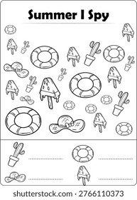 Summer I Spy – Summer Activity Page