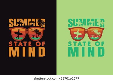 Summer state of mind, Summer Lover Shirt, Cool Summer Shirt, beach , Holiday shirt, summer sublimation, Vacation Gift for Women
