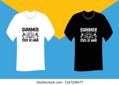 El verano es un estado mental SVG T Shirt Design