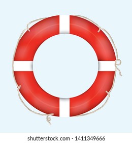 summer sticker with life preserver
