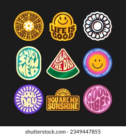 Summer sticker pack, good vibes sticker pack