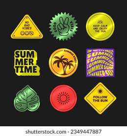 Summer sticker pack, good vibes sticker pack