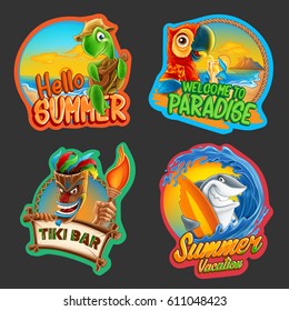 summer stickers