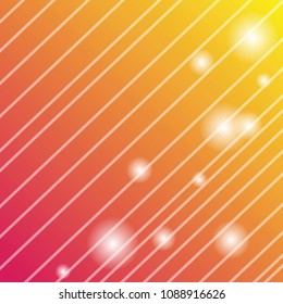 Summer striped background. Fantasy colorful sunlight. Space design. Vector illustration eps10.