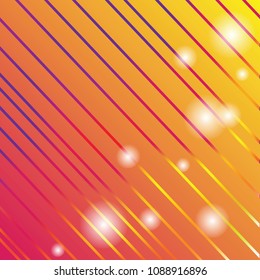 Summer striped background. Fantasy colorful sunlight. Vector illustration eps10.
