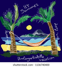 Summer, sun, beach, sea