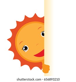 summer sun cartoon character
