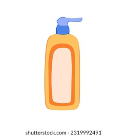 summer sun cream cartoon. cosmetic beach, spf bottle summer sun cream sign. isolated symbol vector illustration
