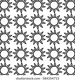 summer sun emblem isolated icon
