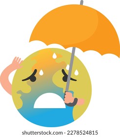 Ilustración de vectores calientes de verano