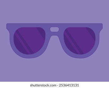 Summer Sun Glasses vector icon. summer eyewear vector illustration