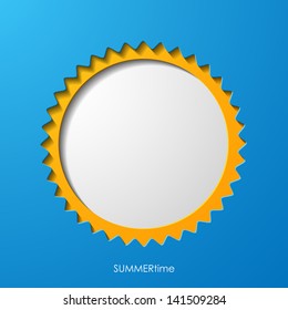 summer sun icon
