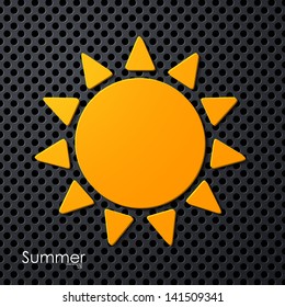 summer sun icon
