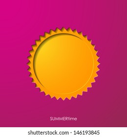 summer sun icon