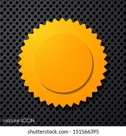summer sun icon