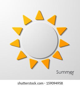 summer sun icon