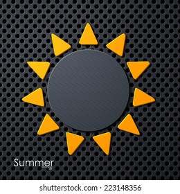 summer sun icon