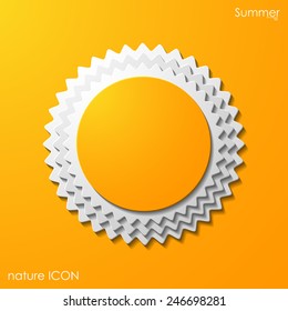summer sun icon