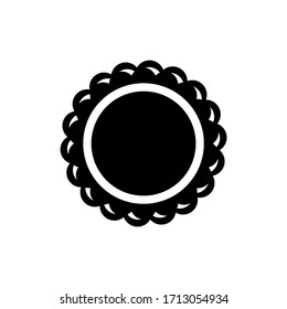 Icono del sol de verano en diseño plano moderno