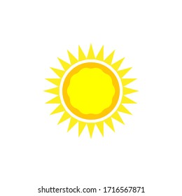 Summer Sun Icon Vector Logo