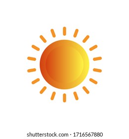 Summer Sun Icon Vector Logo