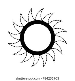 summer sun isolated icon