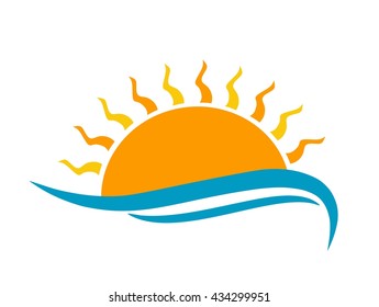 summer sun and ocean