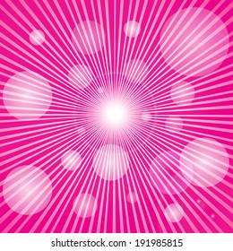 summer sun ray burst vector image illustration