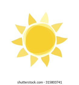Summer sun vector