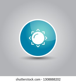 Summer sun vector icon