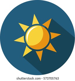 summer sun weather circle
