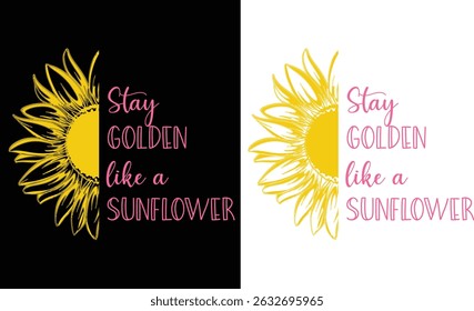 summer sunflower base t-shirt design is highly demaldable of POD market pales. funny t-shirt design gift for your love one.