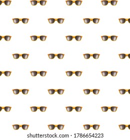 summer sunglasses accessories pattern background vector illustration design