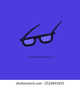 Summer Sunglasses design vector illustration. The concept of Sunglasses for summer holiday.