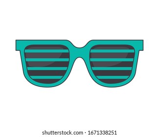 summer sunglasses fashion accessory icon vector illustration design