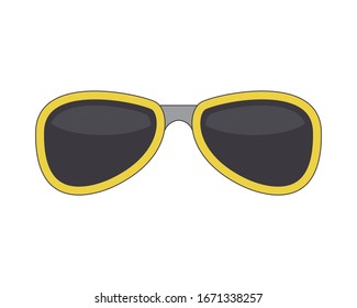 summer sunglasses fashion accessory icon vector illustration design