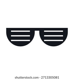Sommersonnenbrille flaches Design Element