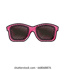 summer sunglasses isolated icon
