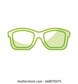 summer sunglasses isolated icon