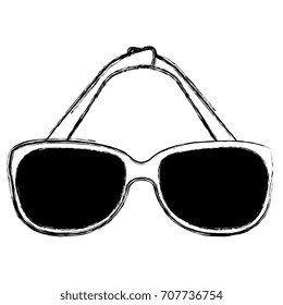 summer sunglasses isolated icon