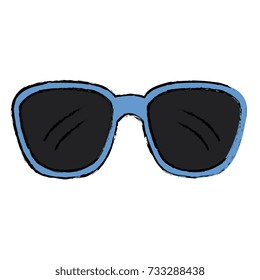 summer sunglasses isolated icon