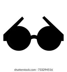 summer sunglasses isolated icon